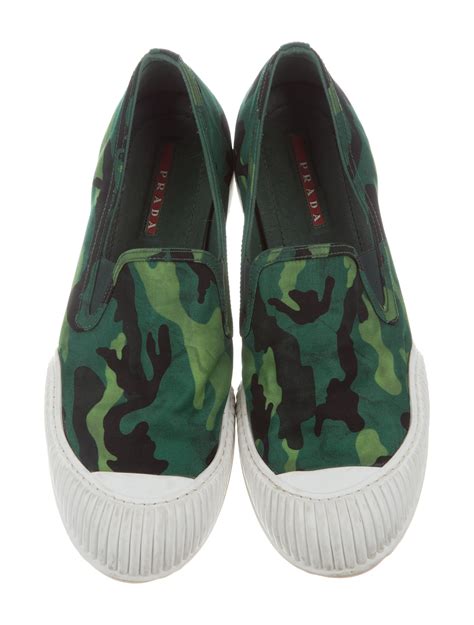 prada camouflage shoes|prada slip on sneakers women.